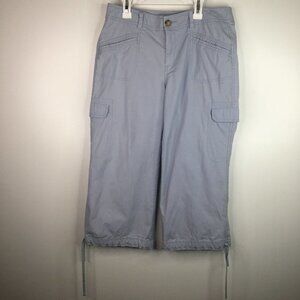 Dockers Light Blue Cargo Capri Pants